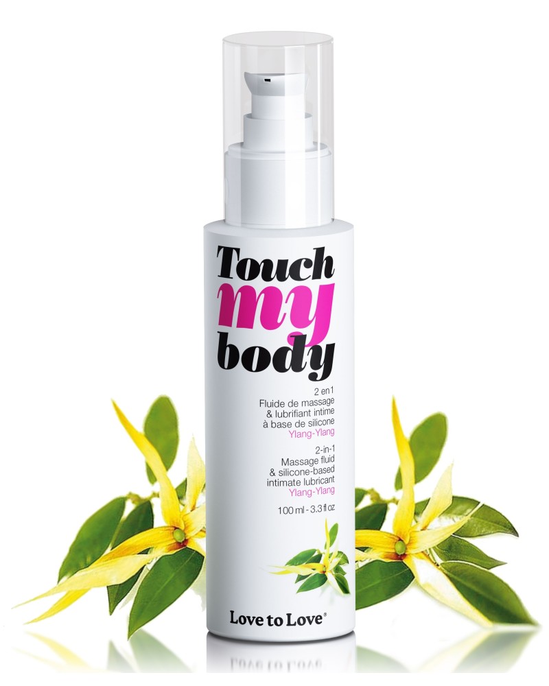 Lubrifiant Silicone Touche My Body Ylang-Ylang 100ml pas cher