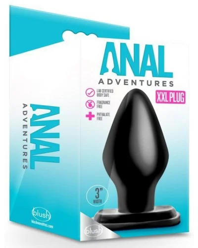 Plug Anal Adventures XXL 13 x 7cm sextoys et accessoires sur La Boutique du Hard