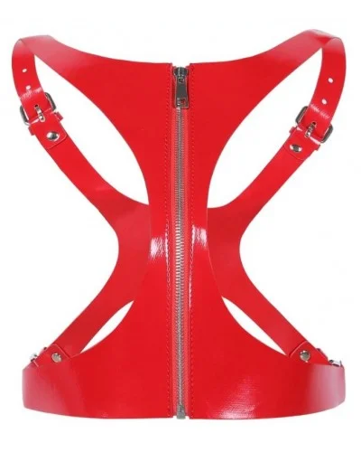 Corset Sm Vinyle Rouge sextoys et accessoires sur La Boutique du Hard