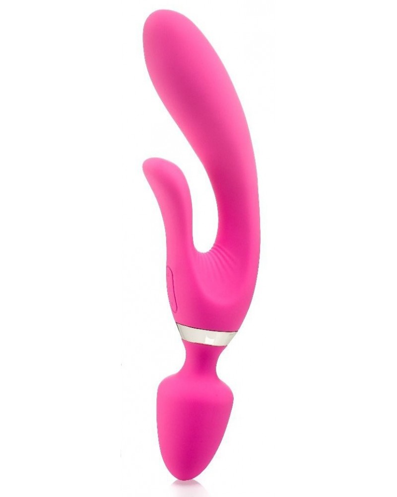 Vibro Wand Three Double 12.5 x 4cm Rose sextoys et accessoires sur La Boutique du Hard