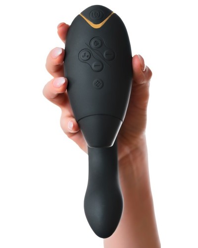 Stimulateur de clitoris et Point G WOMANIZER Duo 2 Noir sextoys et accessoires sur La Boutique du Hard