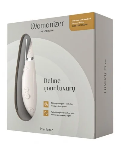 Stimulateur de clitoris WOMANIZER Premium 2 Gris sextoys et accessoires sur La Boutique du Hard