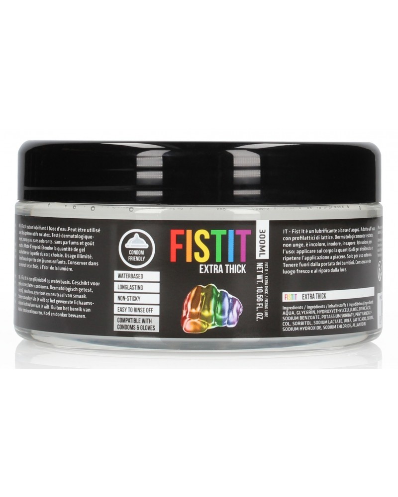 Lubrifiant Eau Fist It Extra Thick Rainbow 300ml sextoys et accessoires sur La Boutique du Hard