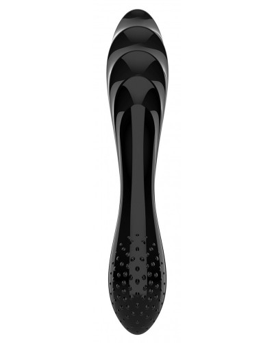 Gode en verre Dazzling Crystal 1 - 18 x 3.6cm Noir sextoys et accessoires sur La Boutique du Hard