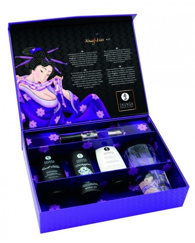 Coffret Ensemble 5 Pièces Naughtier Shunga sextoys et accessoires sur La Boutique du Hard