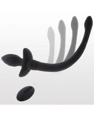 Plug Vibrant Queue de Chien Wiggle Tail 9 x 4cm Noir sextoys et accessoires sur La Boutique du Hard