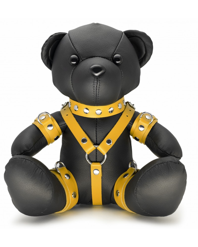 Ours en cuir Bendy The Bdsm Teddy Bear Jaune sextoys et accessoires sur La Boutique du Hard