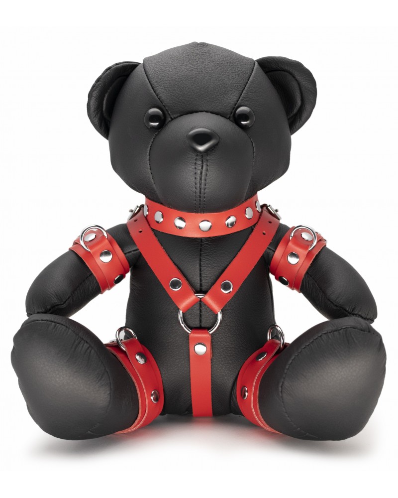 Ours en cuir Bendy The Bdsm Teddy Bear Rouge sextoys et accessoires sur La Boutique du Hard