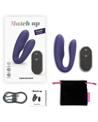 Stimulateur vibrant pour couple Match Up Love to Love Indigo sextoys et accessoires sur La Boutique du Hard