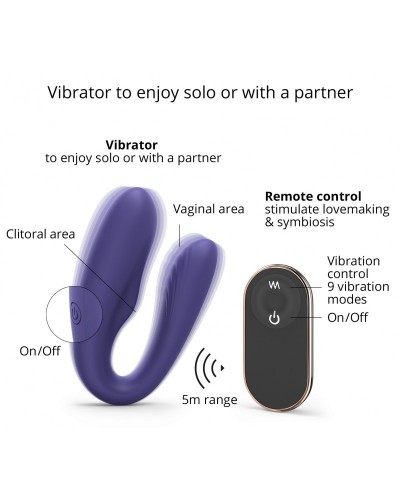 Stimulateur vibrant pour couple Match Up Love to Love Indigo sextoys et accessoires sur La Boutique du Hard