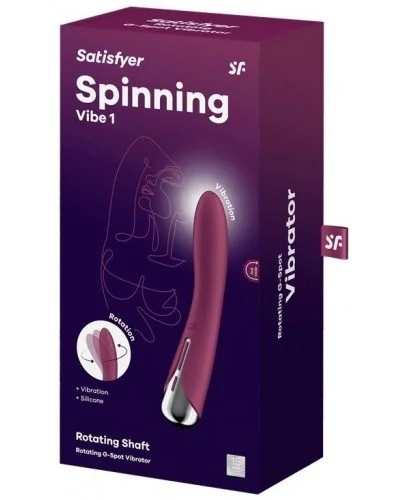 Vibromasseur Point G Spinning Vibe 1 - 11 x 3cm Framboise sextoys et accessoires sur La Boutique du Hard