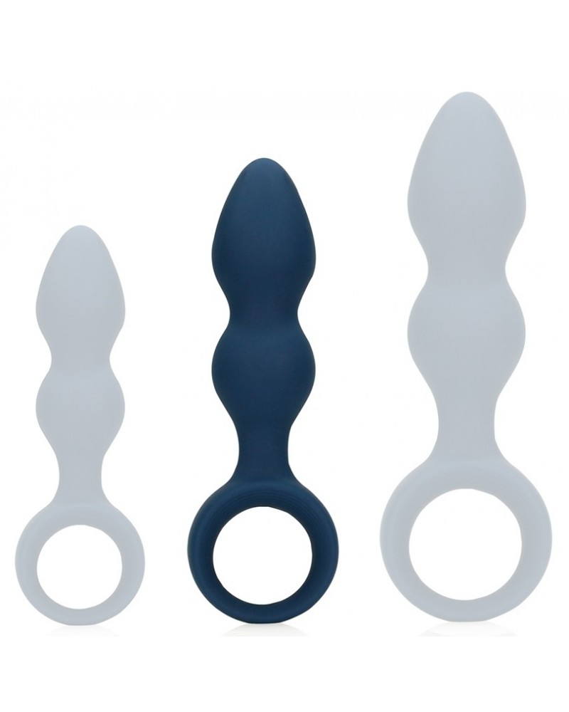 Plug Teardrop Baltic M 10.5 x 3.5cm Bleu sextoys et accessoires sur La Boutique du Hard