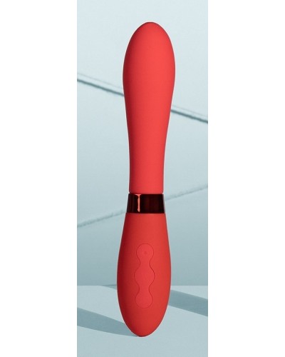 Vibromasseur Smooth Line 11 x 3.4 cm Rouge sextoys et accessoires sur La Boutique du Hard