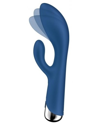 Vibro Rabbit Spinning Rabbit 1 11 x 3.5cm Bleu sextoys et accessoires sur La Boutique du Hard