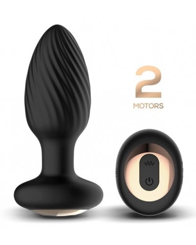 Plug vibrant et rotatif Drago 8 x 3.4cm sextoys et accessoires sur La Boutique du Hard