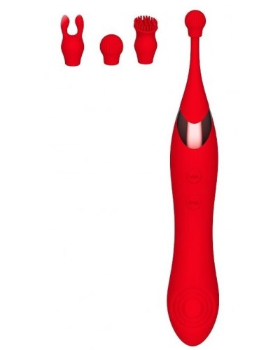 Stimulateur de clitoris Onax Double Pulse Rouge sextoys et accessoires sur La Boutique du Hard