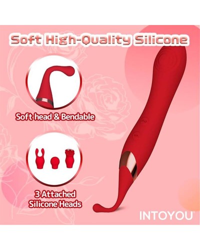 Stimulateur de clitoris Onax Double Pulse Rouge sextoys et accessoires sur La Boutique du Hard