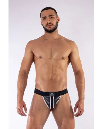 Jockstrap en néoprène Mister B Noir-Blanc sextoys et accessoires sur La Boutique du Hard