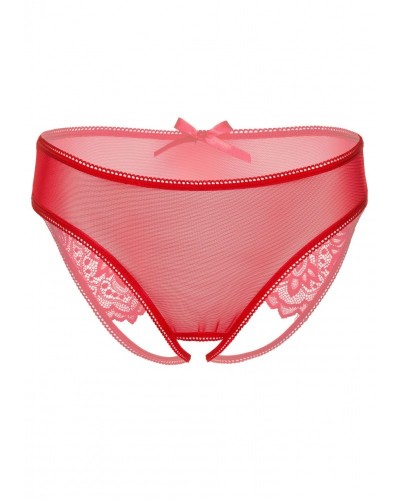 Culotte ouverte Arrière Nicolette Rouge sextoys et accessoires sur La Boutique du Hard