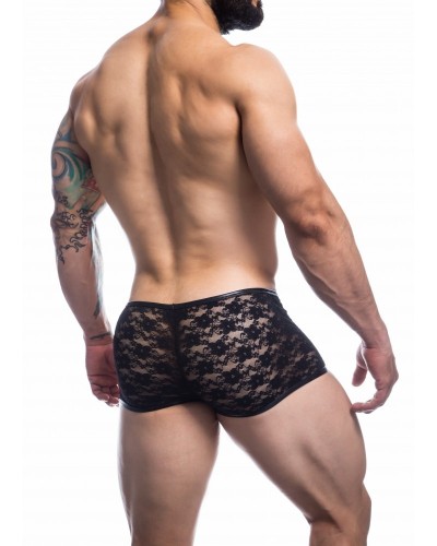 Boxer en dentelle Lace Trunk Noir sextoys et accessoires sur La Boutique du Hard