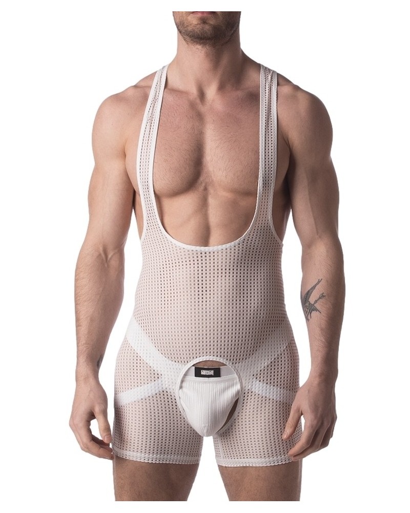 Singlet Backless Pan Blanc sextoys et accessoires sur La Boutique du Hard