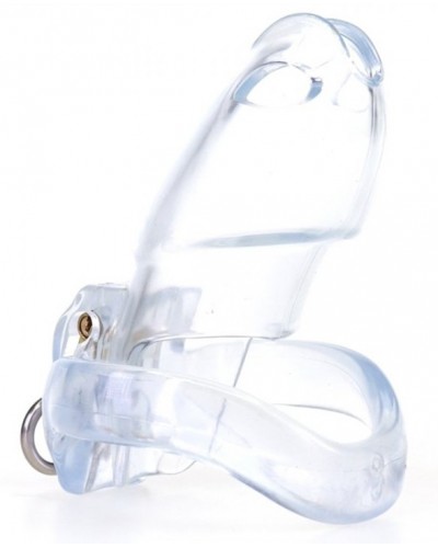 Cage de chasteté Dick Off 10 x 3cm Transparent sextoys et accessoires sur La Boutique du Hard