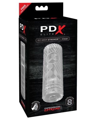 Masturbateur EZ Grip Stroker clear pas cher