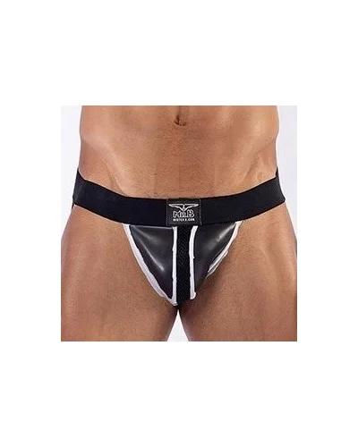 Jockstrap en néoprène Mister B Noir-Blanc sextoys et accessoires sur La Boutique du Hard