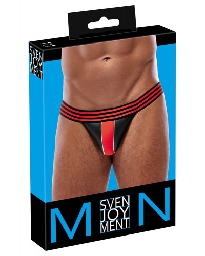 Jockstrap Rulio Noir-Rouge sextoys et accessoires sur La Boutique du Hard