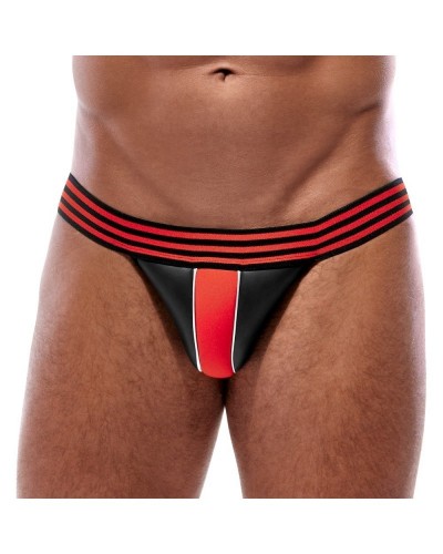 Jockstrap Rulio Noir-Rouge sextoys et accessoires sur La Boutique du Hard