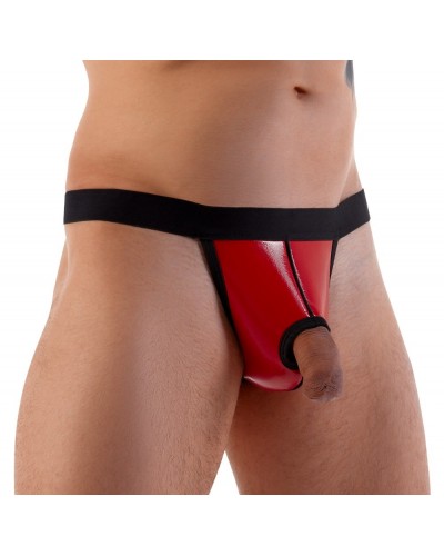 String avec ouverture Allio Rouge sextoys et accessoires sur La Boutique du Hard