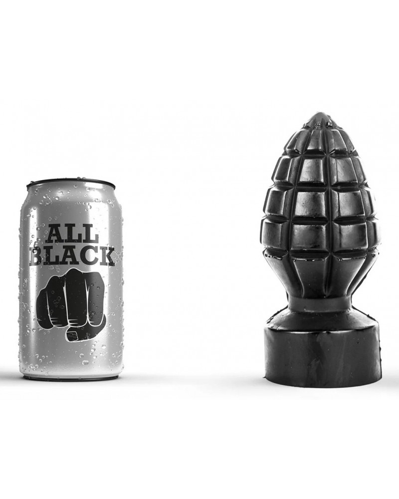 Plug AB33 Grenade All Black 11 x 6.5cm sextoys et accessoires sur La Boutique du Hard