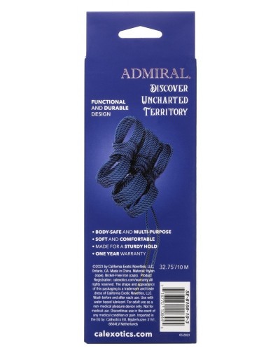 Corde de bondage Admiral 10 mètres Bleue sextoys et accessoires sur La Boutique du Hard