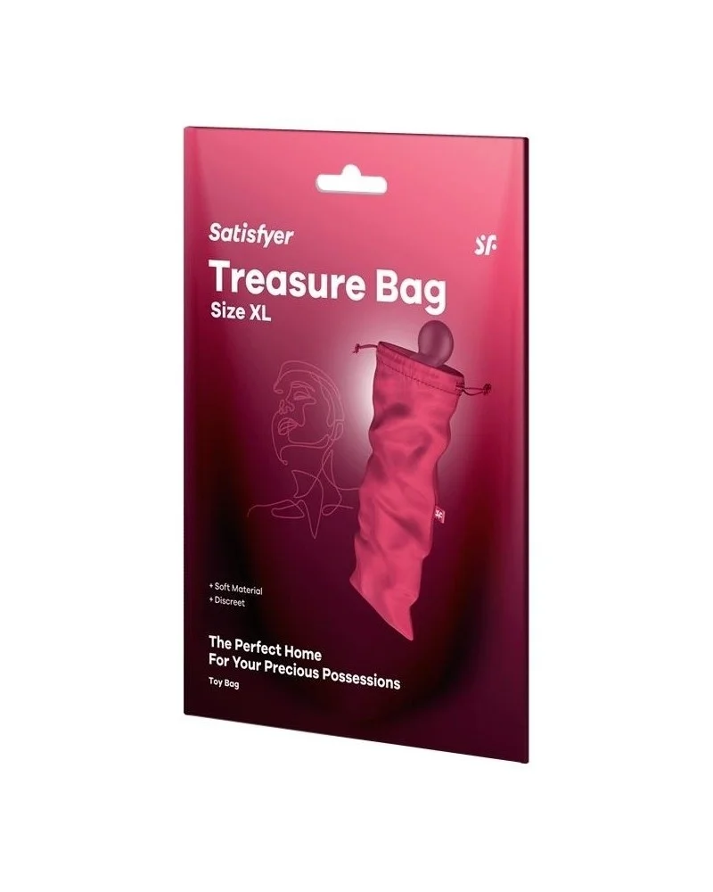 Pochette de Rangement Treasure Bag XL Rose sextoys et accessoires sur La Boutique du Hard