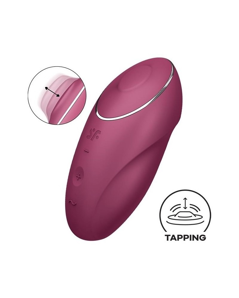 Stimulateur de Clitoris Tap & Climax 1 Framboise sextoys et accessoires sur La Boutique du Hard