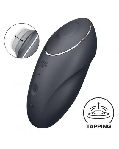 Stimulateur de Clitoris Tap & Climax 1 Noir sextoys et accessoires sur La Boutique du Hard