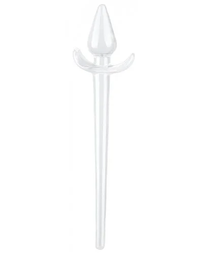 Plug Queue Zoo Tail L 10 x 5 cm - Queue 27 cm Transparente sextoys et accessoires sur La Boutique du Hard