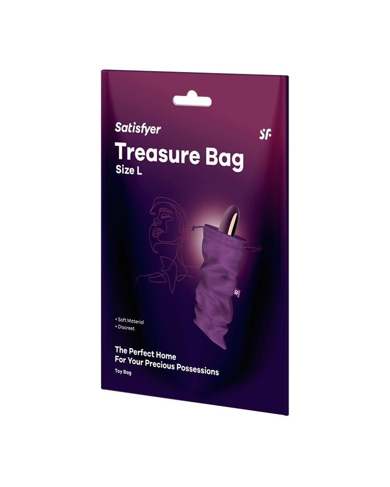 Pochette de Rangement Treasure Bag L Violet sextoys et accessoires sur La Boutique du Hard