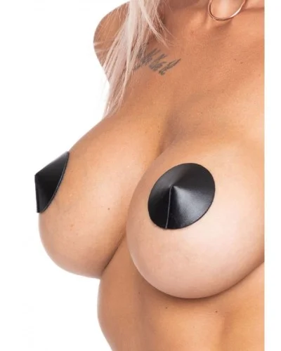 Cache-Tétons Satin Nipple Couture Noir sextoys et accessoires sur La Boutique du Hard