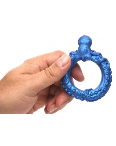 Cockring Poseidon's Octo-ring Bleu sextoys et accessoires sur La Boutique du Hard