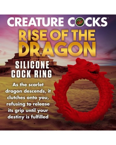 Cockring Rise of The Dragon Rouge sextoys et accessoires sur La Boutique du Hard