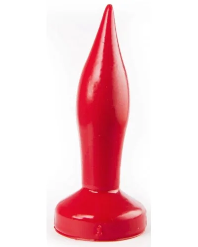 Plug Zizi Taper 12 x 4 cm Rouge sextoys et accessoires sur La Boutique du Hard