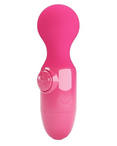 Mini Wand Little Cute Pretty Love 12cm Rose Fluo sextoys et accessoires sur La Boutique du Hard