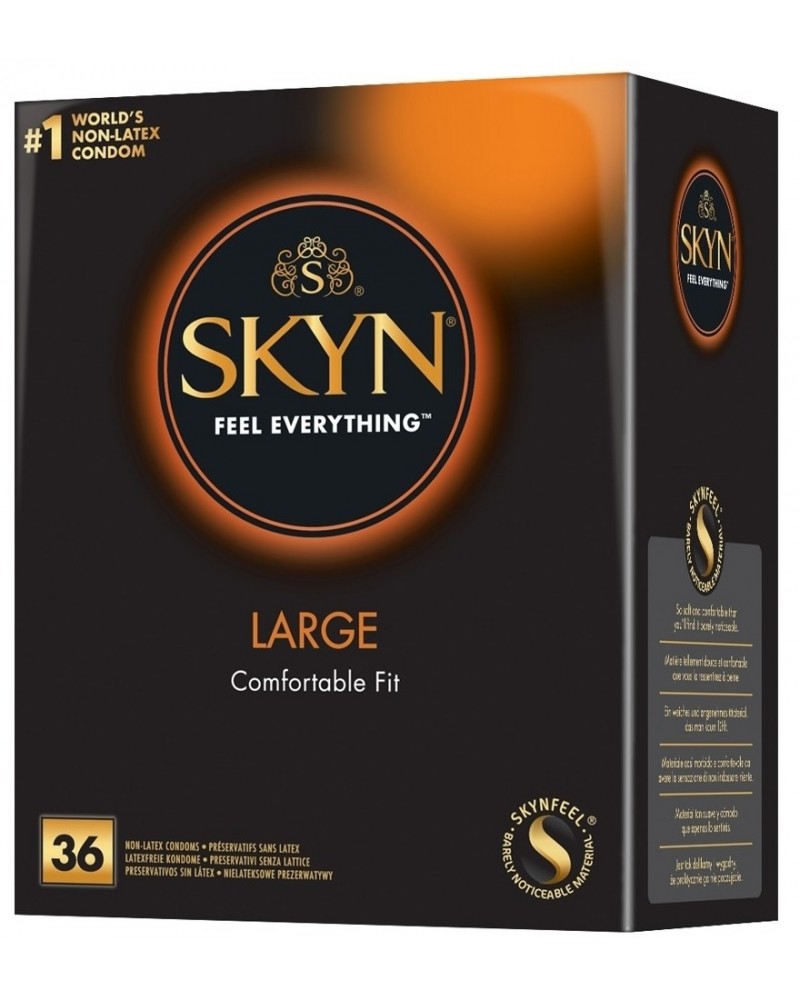 Préservatifs sans latex Skyn Large x36 sextoys et accessoires sur La Boutique du Hard