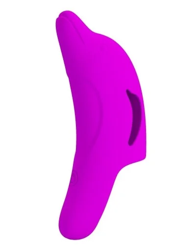 Gaine de Doigt Vibrante Delphini Pretty Love 7 x 3cm Fuchsia sextoys et accessoires sur La Boutique du Hard