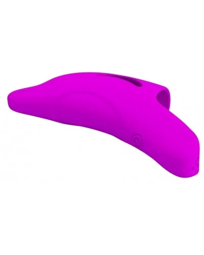 Gaine de Doigt Vibrante Delphini Pretty Love 7 x 3cm Fuchsia sextoys et accessoires sur La Boutique du Hard