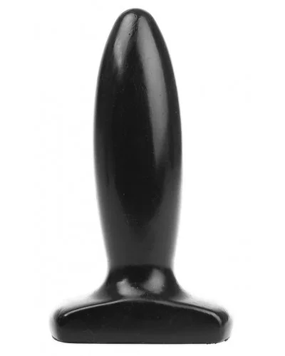 Plug Slim L I Love Butt 14 x 4.8 cm Noir sextoys et accessoires sur La Boutique du Hard