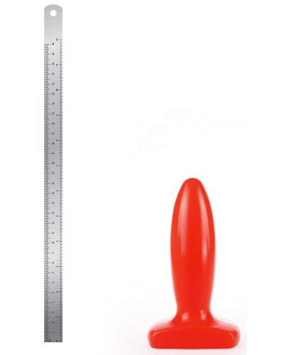 Plug Slim L I Love Butt 14 x 4.8 cm Rouge sextoys et accessoires sur La Boutique du Hard