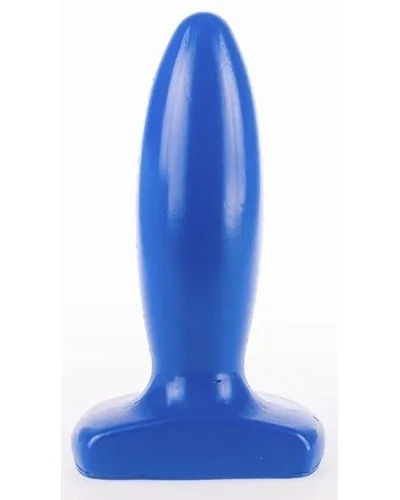 Plug Slim L I Love Butt 14 x 4.8 cm Bleu sextoys et accessoires sur La Boutique du Hard