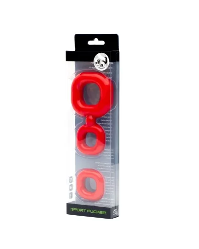 Ballstretcher Boner Kit Rouge pas cher